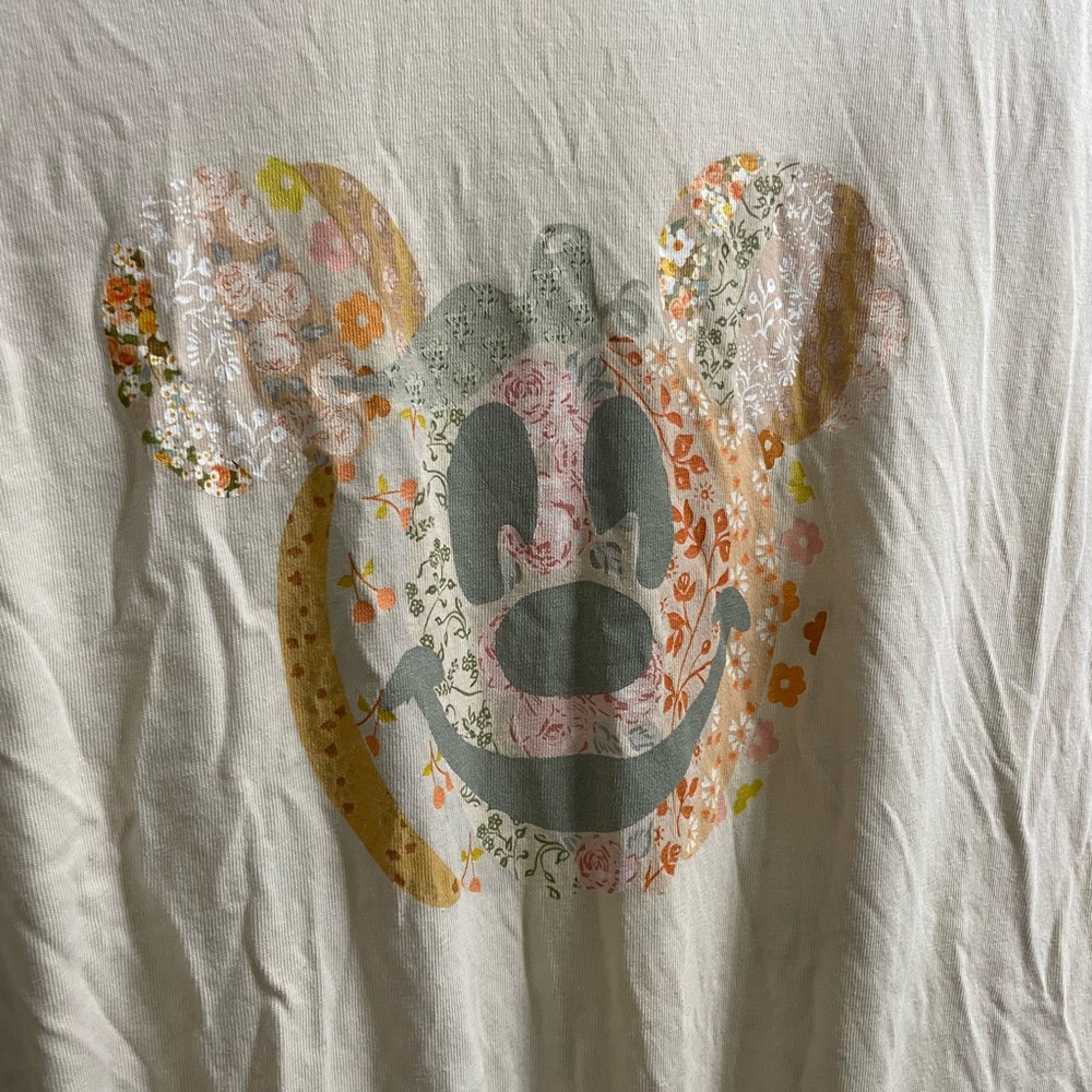Disney floral pumpkin shirt